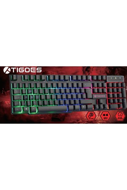 Tigoes Tk 604 Rainbow Gaming Klavye Oyuncu Trendyol