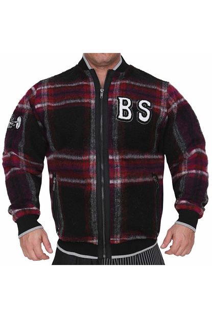 Big Sam Erkek Bordo Kislik Yun Pilot Ceket Mont 4067 Trendyol