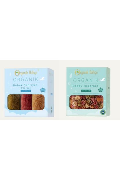 Organik Bahce Organik Bebek Sehriyesi 3 Lu Set 200 Gr Ve Organik Bebek Makarnasi 250 Gr Trendyol