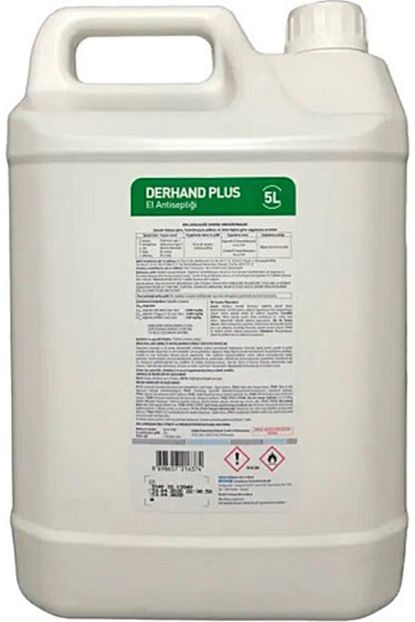 Ecolab Derhand Plus 75 Alkollu El Dezenfektani 5lt Trendyol