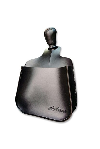 Birlezzetdene Siyah Arac Araba Ici Gozluk Telefon Tutucu Deri Aksesuar Canta Vites Cantasi Trendyol