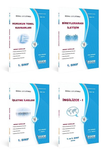 Egem Egitim Yayinlari Acikogretim 1 Sinif 1 Donem Is Sagligi Ve Guvenligi Trendyol