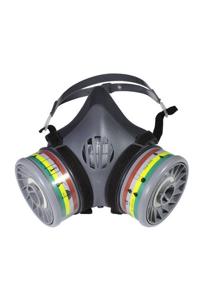 Max Safety Profesyonel Yarim Yuz Cift Filtreli Solunum Is Guvenligi Maske Trendyol
