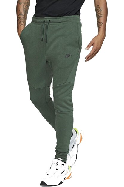 Nike Erkek Yesil Fleece Joggers Esofman Alti 805162 370 Trendyol