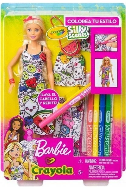 Barbie Crayola Meyveli Tasarim Bebegi Trendyol
