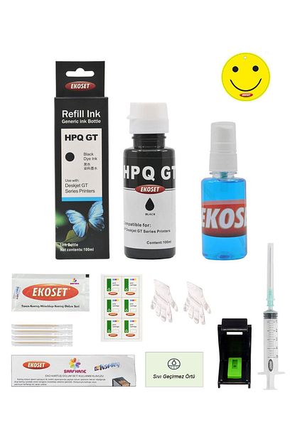 Ekoset Hp 2633 2632 2630 2620 304 Uyumlu Siyah Kartus Dolum Seti Trendyol