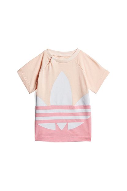 Adidas Cocuk Cok Renkli Gunluk Tisort Big Trefoil Tee Gd2633 Trendyol