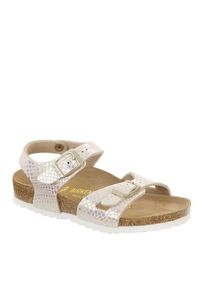 birkenstock shiny snake cream bebek sandalet 1brkk2017010 fiyati yorumlari trendyol