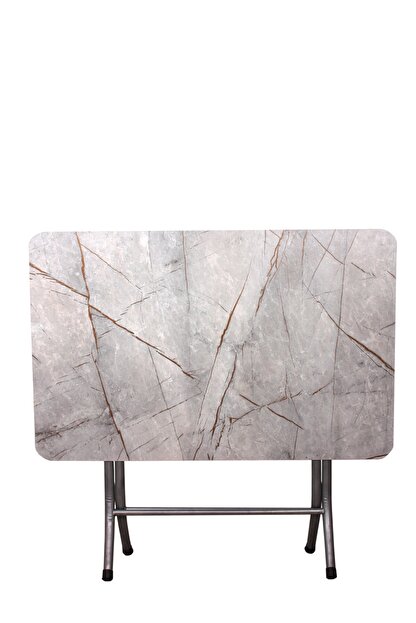 Ormanca Lagina Mermer Desenli Katlanabilir Masa Trendyol