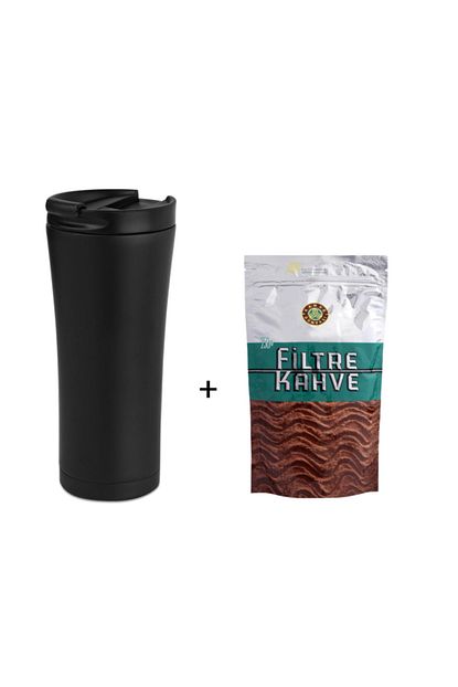 Kahve Dunyasi Filtre Kahve 250 Gr Celik Bardak Termos 500 Ml Trendyol