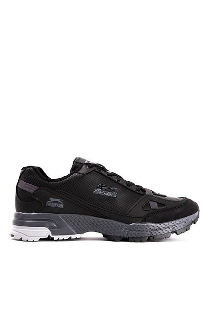 Slazenger Adam I Kosu Yuruyus Erkek Ayakkabi Siyah Trendyol