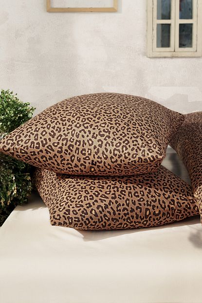 Cote Blanc Leopar 100 Pamuk Ranforce 2 Li Yastik Kilifi 50x70 Trendyol