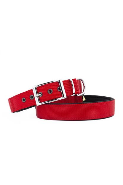 Petzanya Doggie Elit Dokumadan El Yapimi Kopek Boyun Tasmasi 3x47 55cm Red Trendyol