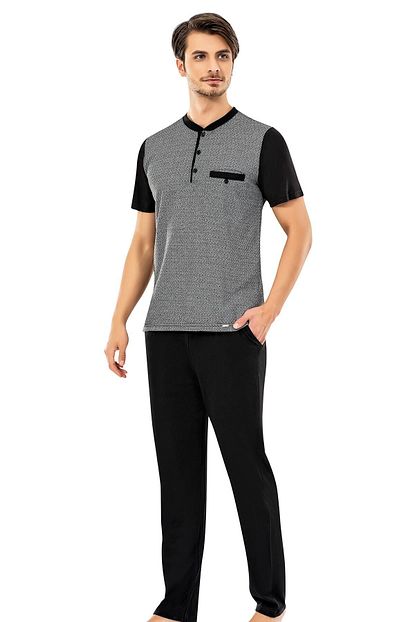 Erdem Ic Giyim Erkek Gri Yazlik Pijama Takimi Trendyol