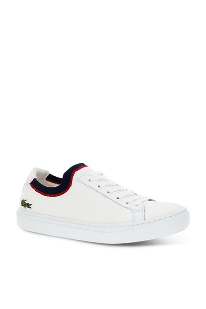 Lacoste Kadin Beyaz Lacivert Kirmizi La Piquee 119 1 Casual Ayakkabi 737cfa0016 Trendyol