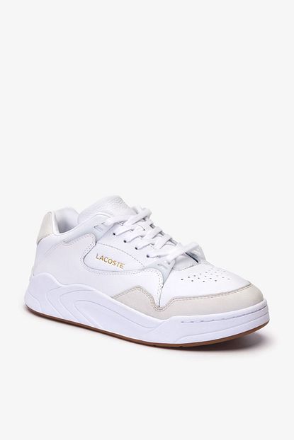Lacoste Court Slam 319 1 Sma Erkek Beyaz Bej Sneaker 738sma0047 Trendyol