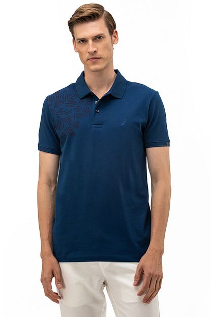 Nautica Erkek Slim Fit Mavi Polo K01025t Trendyol
