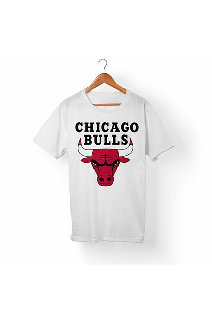 Alfa Tshirt Erkek Beyaz Chicago Bulls Tisort Trendyol