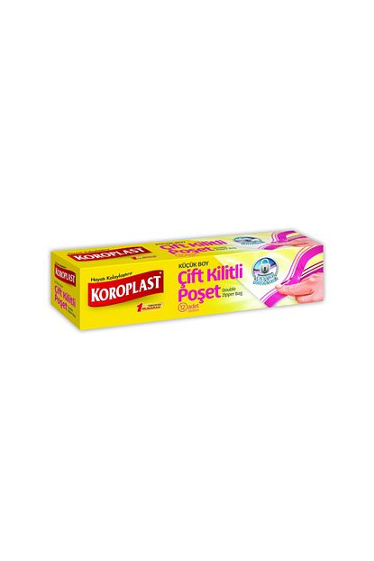 koroplast cift kilitli poset 20x25 cm 12 adet fiyati yorumlari trendyol