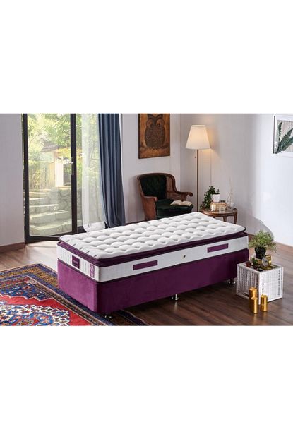 niron yatak niron purple 100x200 tek kisilik pedli yatak full ortopedik yayli yatak fiyati yorumlari trendyol