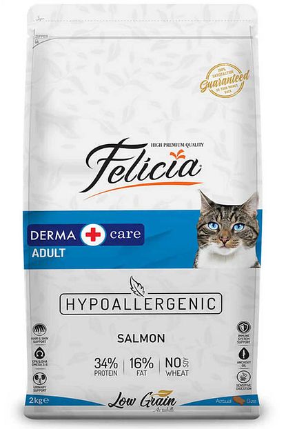 felicia dusuk tahilli hipoalerjenik somonlu yetiskin kedi mamasi 2kg fiyati yorumlari trendyol