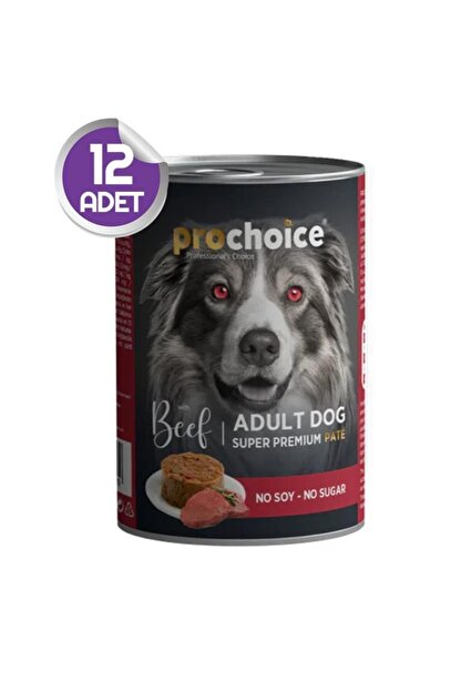 prochoice sigir etli pate yetiskin kopek konservesi 400 gr x12 fiyati yorumlari trendyol