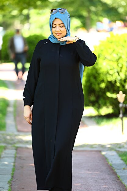 Tugrali Siyah Buyuk Beden Petek Ferace Fiyati Yorumlari Trendyol