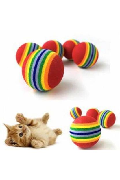 Benny Gokkusagi Top Kedi Oyuncagi 4 Adet Trendyol