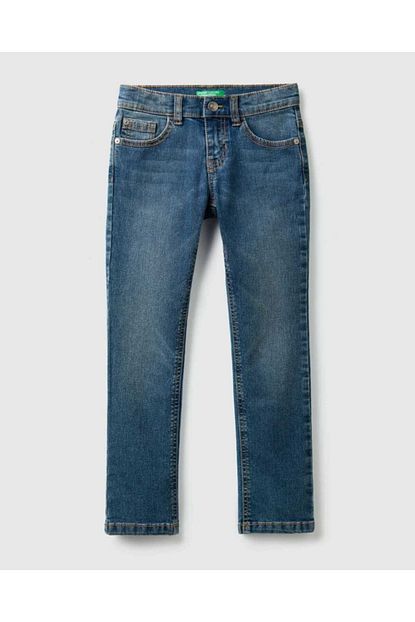 United Colors Of Benetton Erkek Cocuk Lacivert Denim Yikamali Jean Pantolon Trendyol
