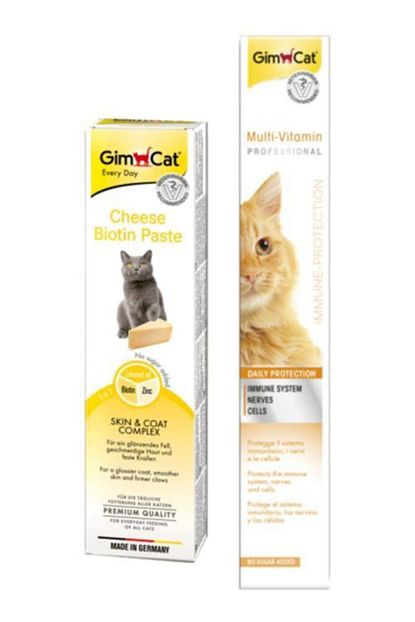 Genc Home Gimcat Cheese Paste Biotin Peynirli Kedi Macunu Ve Multivitamin Paste Kedi Vitamin Macunu 50gr 100gr Trendyol