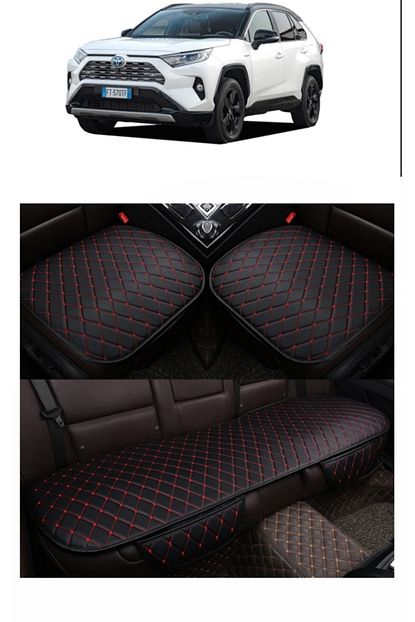 Coverplus Bmw 118i Uyumlu Vinleks Oto Koltuk Minderi Kirmizi Dikisli Kapitone Trendyol