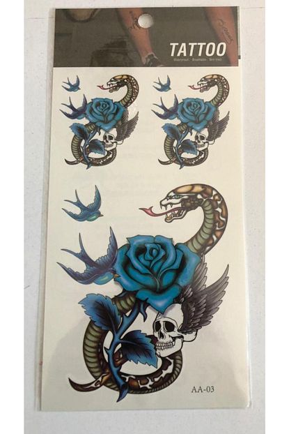 One Spray Tattoo Dragons Yapistirma Sticker Dovme Gecici Dovme Trendyol