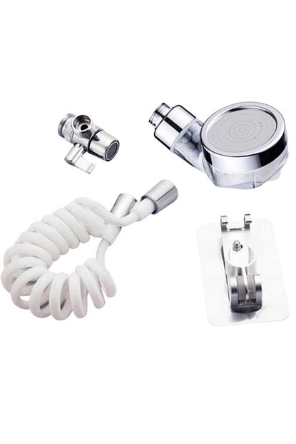 Denowa 2 In 1 Spiral Hortumlu Ayarlanabilir Hareketli Banyo Mutfak Lavabo Musluk Dus Basligi Trendyol