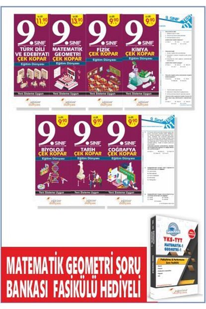 Egitim Dunyasi 9 Sinif Yaprak Test Seti 9 Sinif Matematik Soru Bankasi Trendyol