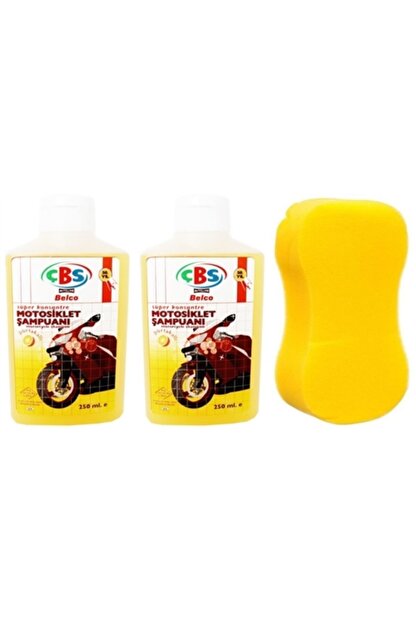 Cbs 2 Adet Cilali Motosiklet Sampuani Sunger Seti 428428 Trendyol