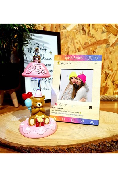 Rk Happy Birthday Panda Masa Lambasi Ve Instagram Cerceve Dogum Gunu Hediyesi Trendyol