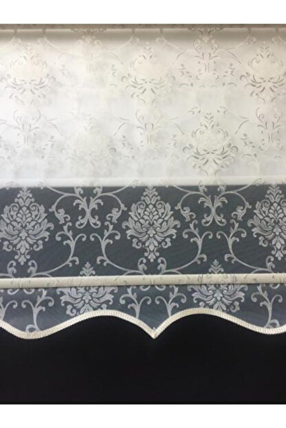 Yagmur Zebra Cicekleri Sim Detayli Stor Ve Tul Perde Cift Mekanizmali Stor Perde Fiyati Yorumlari Trendyol