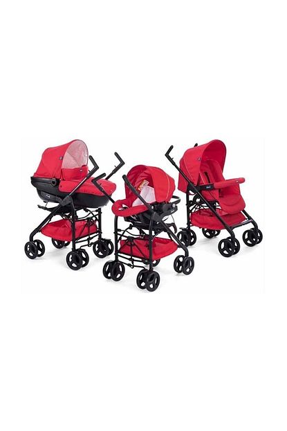 Chicco Trio Sprint Travel Sistem Yeni Model Bebek Arabasi Kirmizi Trendyol