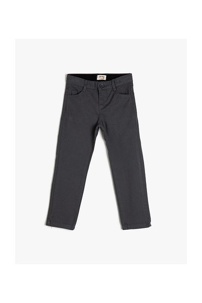 Koton Kids Antrasit Erkek Cocuk Pantolon Trendyol