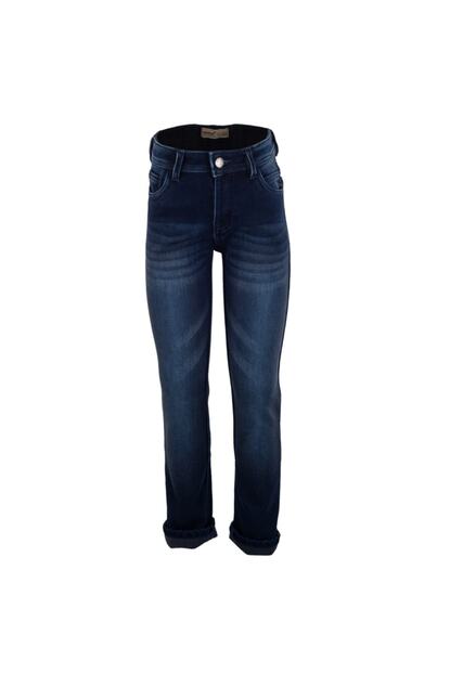 Silversun Koyu Mavi Renkli Bel Ve Pacalar Lastikli Ip Buzmeli Kot Erkek Genc Kot Pantolon Pc 315155 Trendyol
