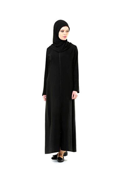 Cagri Namaz Elbisesi Ortulu Fermuarli Siyah No 25 Trendyol