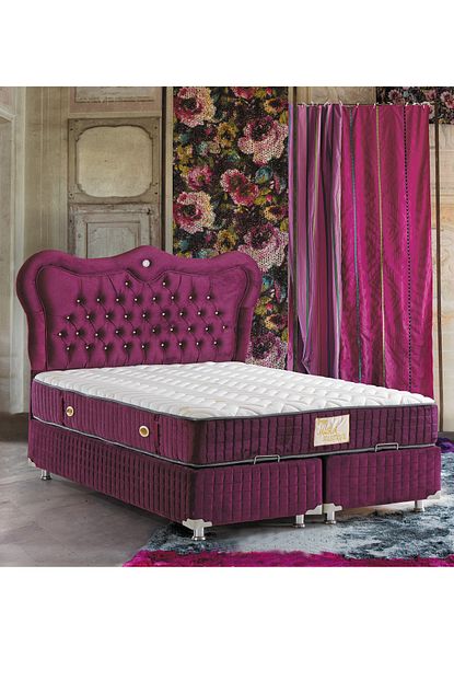 Belletto Tek Kisilik Fusya 120x200 Valencia Baza Ve Pirlanta Baslik Trendyol
