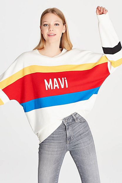 Mavi Kadin Sweatshirt 168095 28945 Trendyol