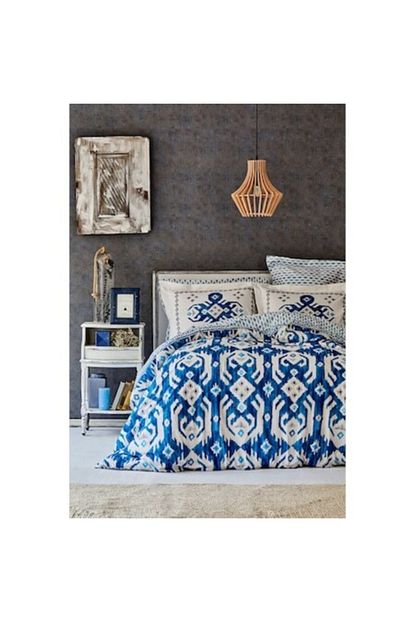 Karaca Home Neos Mavi Rnf Cift Kisilik Nevresim Takimi Trendyol
