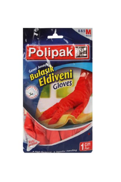 Polipak Bulasik Eldiveni 8 8 5 Kirmizi Trendyol