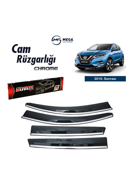 Sunplex Nissan Qashqai 2015 Sonrasi Krom Cam Ruzgarlik Trendyol