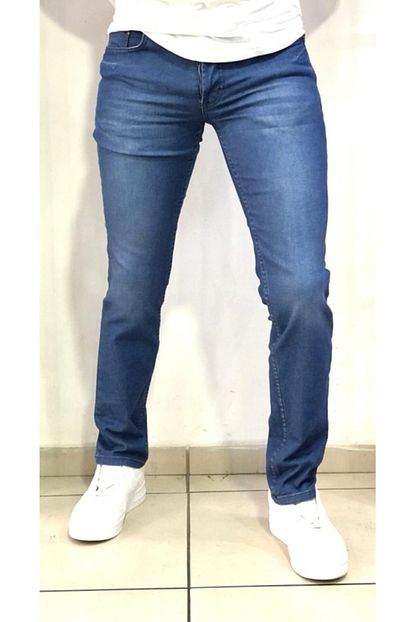 Amor Man Erkek Mavi Yeni Sezon Skinny Fit Mavi Jeans Diz Yapmayan Kot Pantolon Trendyol