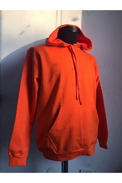 Bsbspor Erkek Turuncu 100 Pamuk 3 Iplik Sweatshirt Trendyol