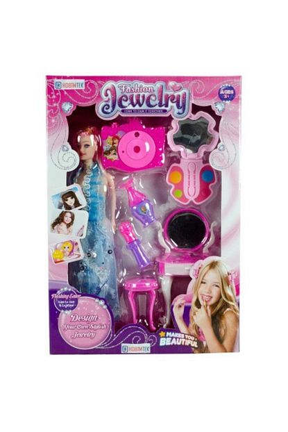 Hobtoys Barbie Bebek Oyuncak Makyaj Seti Trendyol