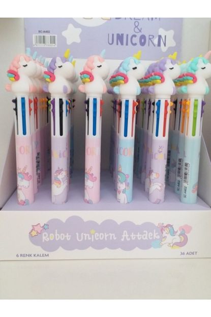 Tintinavm Unicorn 6 Renkli Tukenmez Kalem Trendyol